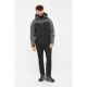 Herren-Hartschalenjacke mit Primaloft, VIKING Ravelo 3-in-1 Herren-Sweatshirt, schwarz/grau, XXXL