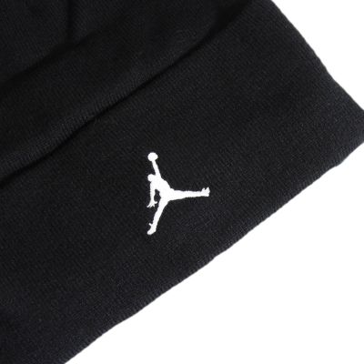 6. Air Jordan Peak Satin-gefütterte Mütze Schwarz - HJ3224-010