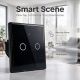 6. QOLTEC LICHT-EIN/AUS-SCHALTER | 2-KANAL-TOUCH-BEDIENUNG | WLAN | TIMER | TUYA | SCHWARZ