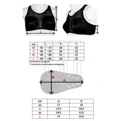 6. Brustschutz für Damen MASTERS 08192-01M