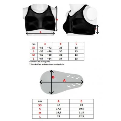 6. Brustschutz für Damen MASTERS 08192-01M