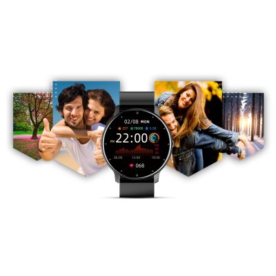 11. GIEWONT Schwarze GW120-2 Pro Smartwatch