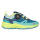 8. Trollkids Trollfjord Hiker Low XT Wasserdichte Schuhe Harbor Blue/Spring Leaf/Aquamarine Mist