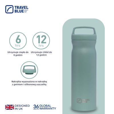 2. TRAVEL BLUE THERMOSFLASCHE GRÜN