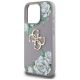 6. Guess Grained Roses Big 4G Logo iPhone 16 Pro Hülle - Lila
