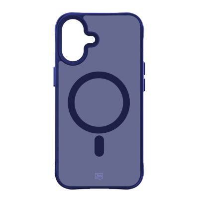19. 3mk Smoke MagCase für iPhone 16 - Blau-Transparent