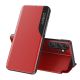 Eco Leather View Case elegante Hülle mit Klappe und Standfunktion für Samsung Galaxy A26 - Rot
