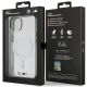 8. BMW Silver Ring MagSafe Hülle für iPhone 14 Plus – transparent