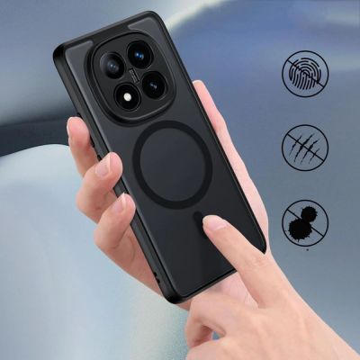 3. Tech-Protect MagMat MagSafe Case für Xiaomi Redmi Note 14 Pro+ 5G - Mattschwarz