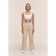 5. CASALL Damen Sporttop mit definiertem Rippstrick, Weiß
