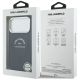8. Karl Lagerfeld MagSafe Hülle mit geprägtem offenem Ring und RSG-Logo für iPhone 18 Pro Max / 17 Pro Max – Blau