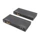8. HDBaseT KVM-Extender-Kit, 150 m, 4K/60 Hz, USB 2.0, PoC, IR, Schwarz