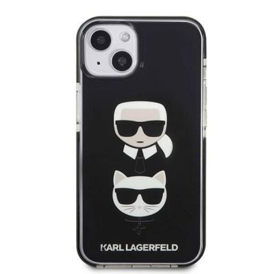 3. Karl Lagerfeld KLHCP13STPE2TK iPhone 13 mini 5,4" Hardcase schwarz / schwarz Karl & Choupette Head