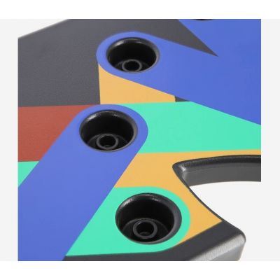 7. HMS PU10 Multifunktions-Liegestützbrett rot