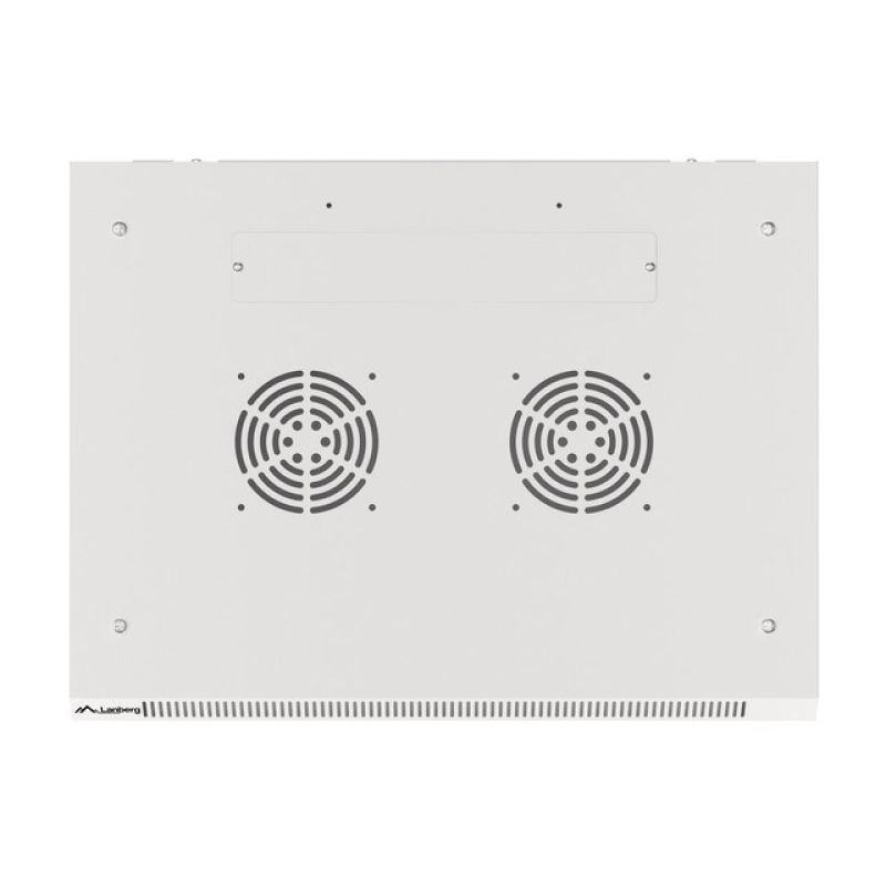 9. Lanberg WF01-6404-10S 4HE Rack-Wandschrank Grau