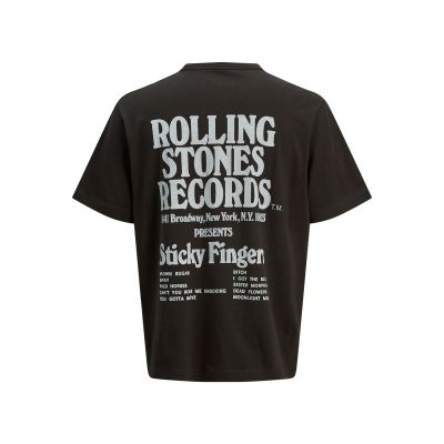 4. Jack&Jones Rolling Stones T-Shirt JPRBLUSTONES SS TEE 12284292 SCHWARZ