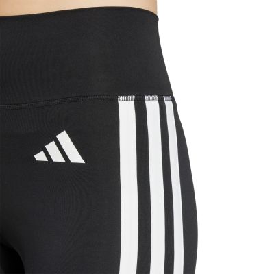 10. adidas Optime Essentials 3-Streifen 7/8 Damen Leggings Schwarz JD6545