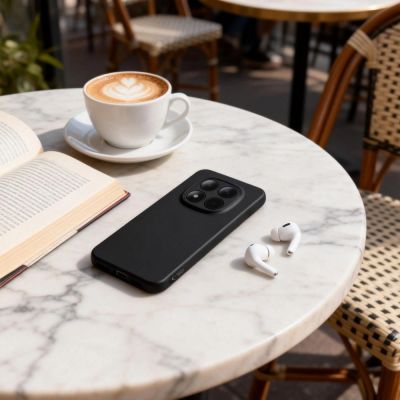 5. Tech-Protect Icon Hülle für Xiaomi Redmi Note 15 Pro 5G – Schwarz