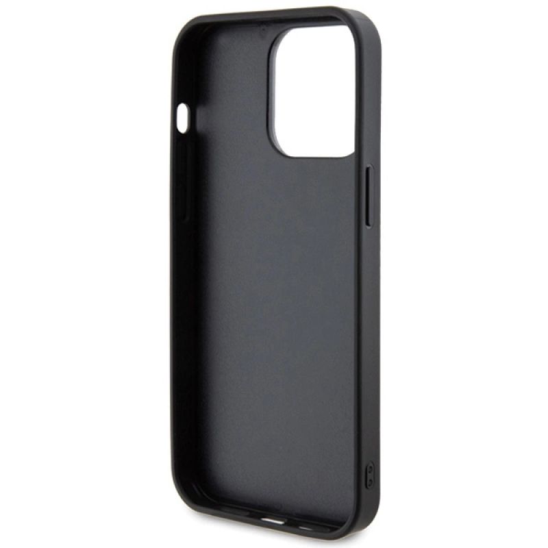 7. Guess Rhinestone Metal Logo Hülle für iPhone 15 Pro – Gelb