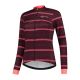 Rogelli Damen-Winterjacke STRIPE bordeauxrot M