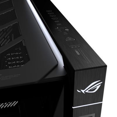 15. Asus ROG CRONOXGR801CURVE TG ARGB SCHWARZE Hülle