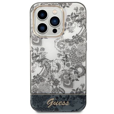 3. Guess GUHCP14XHGPLHG iPhone 14 Pro Max 6,7 "Grau / Graue Hartschalen-Porzellankollektion