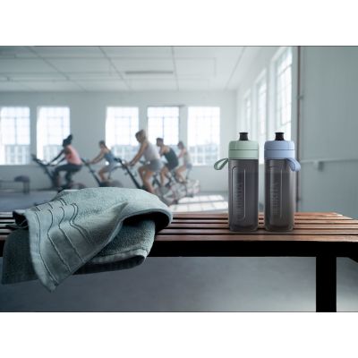 7. Brita Active Filterflasche, pastellgrün, 2 Scheiben