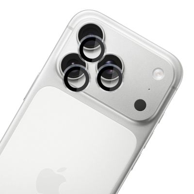 4. 3MK Lens Protection Pro Schwarzes gehärtetes Glas für iPhone 18 Pro / 18 Pro Max