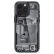 11. Spigen Ultra Hybrid Mag Case mit MagSafe für iPhone 15 Pro – Dunkelgrau (Zero One Pattern)