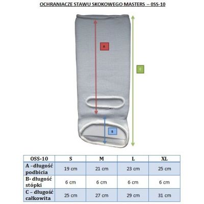 5. MASTERS OSS-10 Flexibler Knöchelschutz