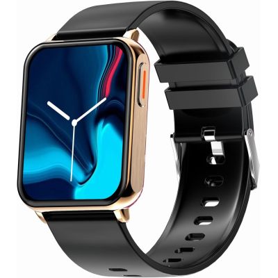 5. Smartwatch Gravity Roségold Schwarz 2 Armbänder GT17-5