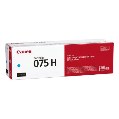 2. Canon 075 H Tonerkartusche, 1 Stück, Original Cyan