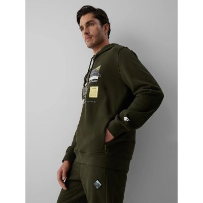 4. Herren-Kapuzenpullover, regulär, Größe 4F 4FRAW26TSWSM3162-43S