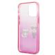 7. Karl Lagerfeld Gradient Ikonik Karl&Choupette Hülle für iPhone 13 Pro / iPhone 13 - Pink