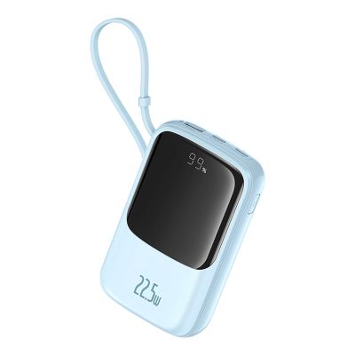 4. Baseus Qpow Pro+ 22,5 W 10000 mAh USB-C Powerbank – blau