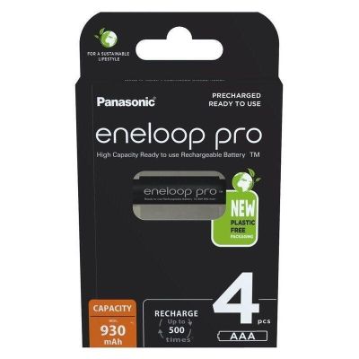 2. PANASONIC ENELOOP PRO AAA 930mAh 4 Stück.