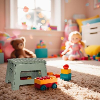 5. Rutschfester Klapphocker Grün