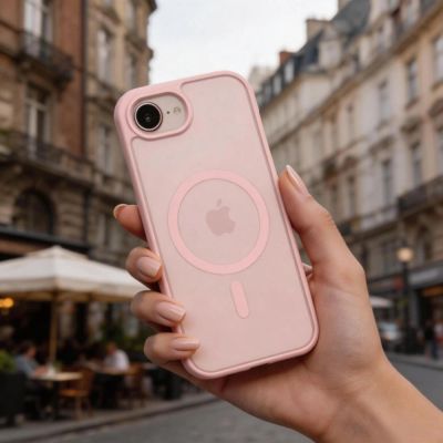 5. Tech-Protect BasicMag MagSafe Hülle für iPhone 16e / 17e – Mattrosa