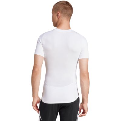 3. Herren adidas Techfit Kurzarm-T-Shirt weiß JP4675
