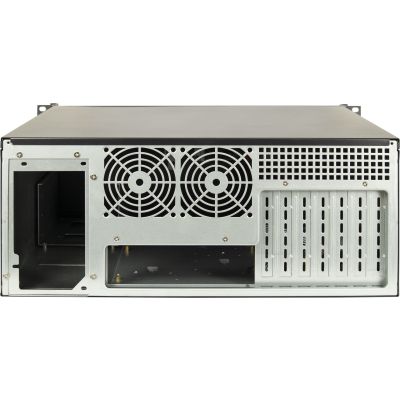 2. Inter-Tech 48,3 cm IPC 4U-K-439L 4U Server, offenes Netzteil