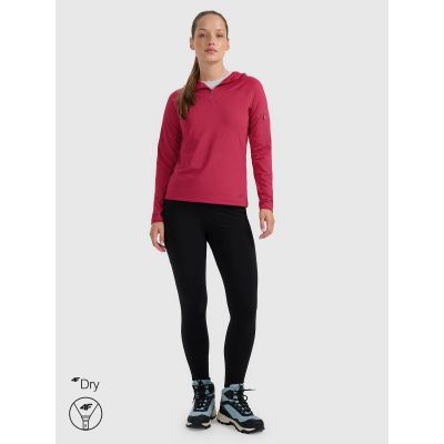 10. Damen-Trekking-Sweatshirt, schnelltrocknend, regulär, Größe 4F 4FWAW25TFSWF591-53S