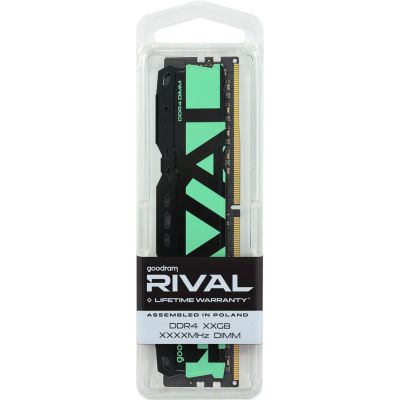 6. DDR4 2x8GB KIT UDIMM goodram RIVAL Radiant Green