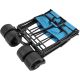 24. Deluxe Faltbarer Reise- und Strandbuggy 66x48x90cm mit Griff, Blau