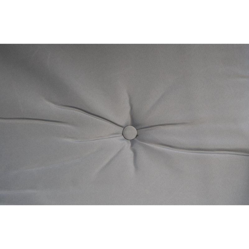 7. NINA Garten- und Balkonschaukel, 3-Sitzer, Grau