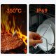 2. Meatmeet S Pro Küchenthermometer mit Bluetooth-App für Grill, Backofen, Smoker – Grau