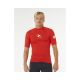 Herren Lycra RIP CURL Waves UPF Perf Kurzarmhemd rot