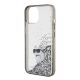 6. Karl Lagerfeld Liquid Glitter Choupette Hülle für iPhone 15 – transparent