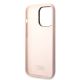 7. Karl Lagerfeld Silikon-Ikonik-Hülle für iPhone 14 Pro Max – Rosa