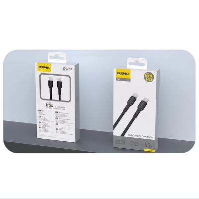 2. Dudao L9C 65W USB-C - USB-C 1m Kabel - Schwarz