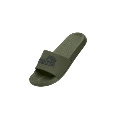 11. Kubota Basic Khaki Pool-Hausschuhe K0000-101-003-19-1